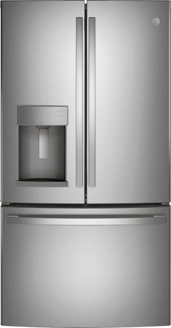 Front Zoom. GE - 27.7 Cu. Ft. French Door Refrigerator - Stainless Steel.
