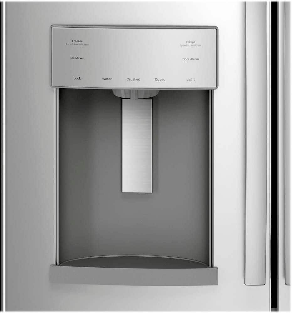 Alt View 4. GE - 27.7 Cu. Ft. French Door Refrigerator - Fingerprint resistant stainless steel.