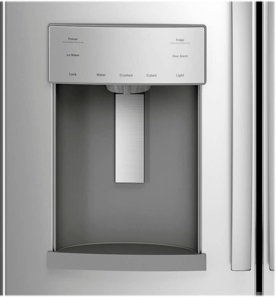 Alt View 4. GE - 27.7 Cu. Ft. French Door Refrigerator - Fingerprint resistant stainless steel.