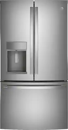 GE Profile - 22.1 Cu. Ft. French Door-in-Door Counter-Depth Refrigerator with Hands-Free AutoFill - Stainless Steel