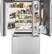 Alt View 15. GE Profile - 22.1 Cu. Ft. French Door-in-Door Counter-Depth Refrigerator with Hands-Free AutoFill - Fingerprint resistant stainless steel.