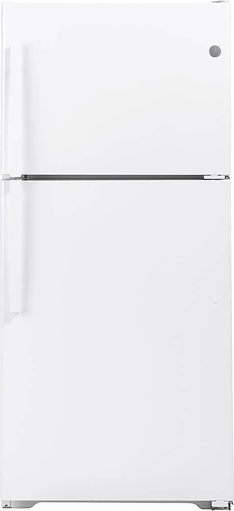 GE 21.9 Cu. Ft. Top-Freezer Refrigerator with Garage Ready 