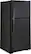 Angle. GE - 21.9 Cu. Ft. Top-Freezer Refrigerator with Garage Ready Performance from 38-110 Degrees Fahrenheit - Fingerprint resistant black slate.