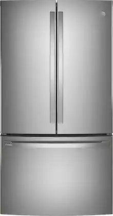 GE Profile - 23.1 Cu. Ft. French Door Counter-Depth Refrigerator with Internal Water Dispenser - Stainless Steel