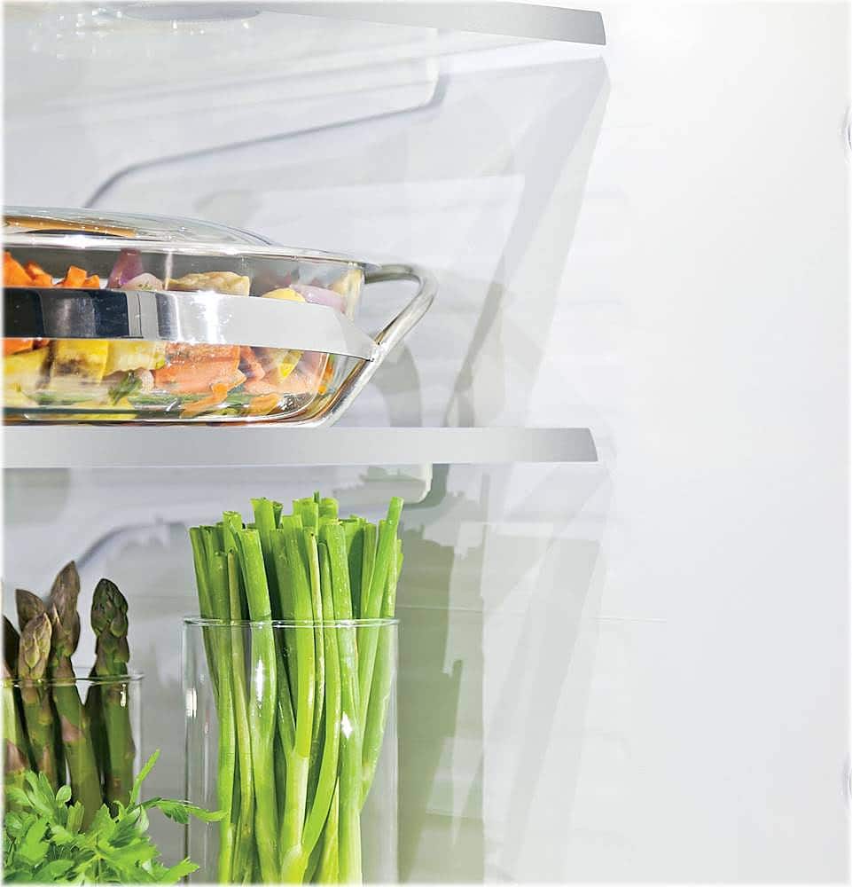 Alt View 13. GE Profile - 23.1 Cu. Ft. French Door Counter-Depth Refrigerator with Internal Water Dispenser - Fingerprint resistant stainless steel.