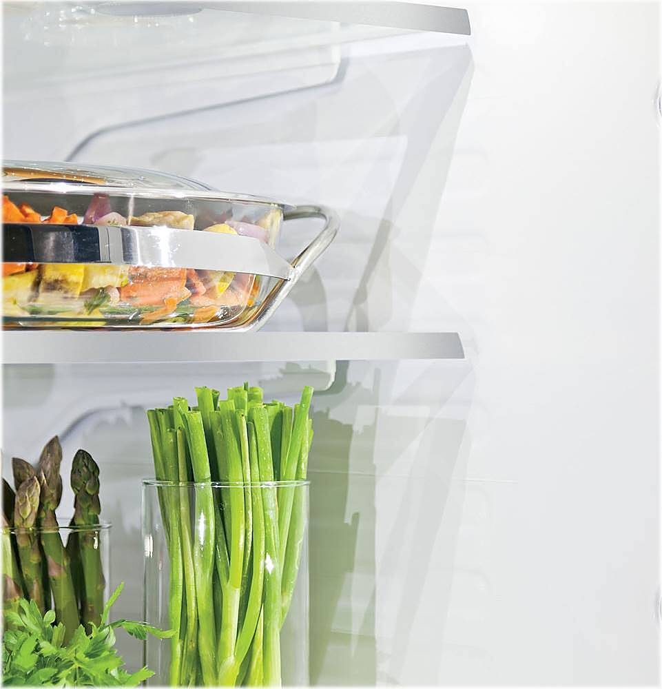 Alt View 13. GE Profile - 23.1 Cu. Ft. French Door Counter-Depth Refrigerator with Internal Water Dispenser - Fingerprint resistant stainless steel.