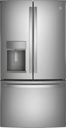 GE Profile - 27.7 Cu. Ft. French-Door Refrigerator with Hands-Free AutoFill - Stainless steel - Front_Zoom