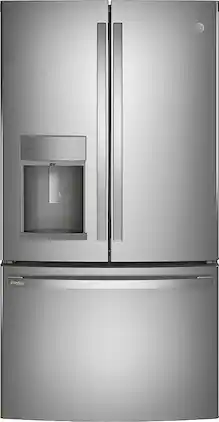 GE Profile - 27.7 Cu. Ft. French-Door Refrigerator with Hands-Free AutoFill - Stainless Steel