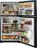 Alt View 1. GE - 21.9 Cu. Ft. Top-Freezer Refrigerator.
