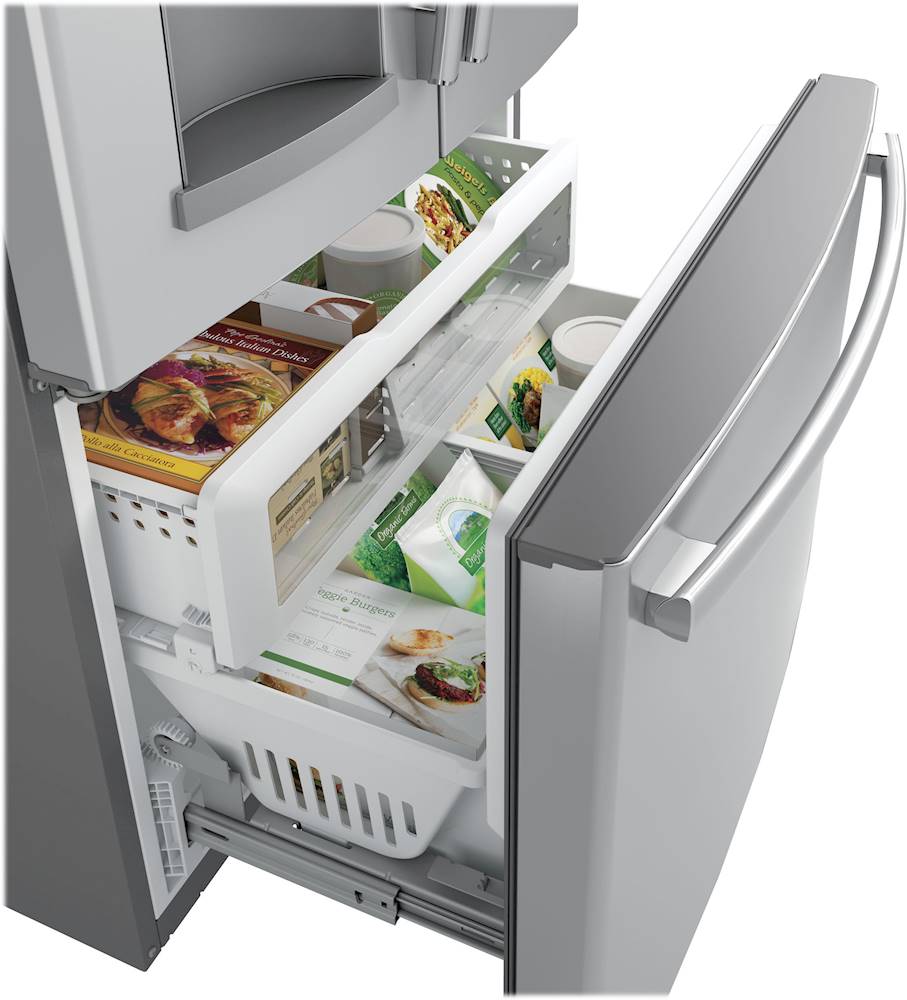 Best Buy: GE 27.7 Cu. Ft. French Door Refrigerator Stainless steel Stainless Steel Refrigerators At Best Buy