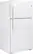 Angle. GE - 21.9 Cu. Ft. Top-Freezer Refrigerator - White.
