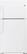 Front. GE - 21.9 Cu. Ft. Top-Freezer Refrigerator.