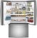 Alt View Zoom 1. GE Profile - 22.1 Cu. Ft. French Door Counter-Depth Refrigerator with Hands-Free AutoFill - Fingerprint resistant stainless steel.