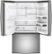 Alt View Zoom 2. GE Profile - 22.1 Cu. Ft. French Door Counter-Depth Refrigerator with Hands-Free AutoFill - Fingerprint resistant stainless steel.
