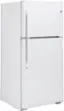 Angle. GE - 19.2 Cu. Ft. Top-Freezer Refrigerator - White.