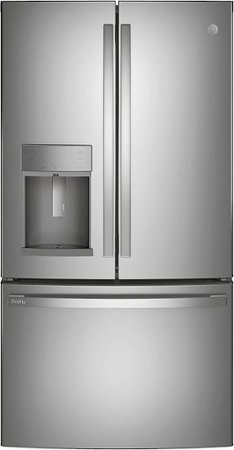 GE Profile - 27.7 Cu. Ft. French Door-in-Door Refrigerator with Hands-Free AutoFill - Stainless Steel