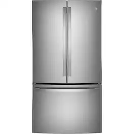 GE - 28.7 Cu. Ft. French Door Refrigerator with LED Lighting - Stainless Steel