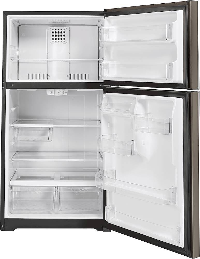 Best Buy: GE 21.9 Cu. Ft. Top-Freezer Refrigerator Slate GTE22JMNRES