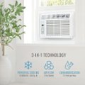 Left Zoom. Keystone - 550 Sq. Ft. 12,000 BTU Window-Mounted Air Conditioner with Remote Control - White.