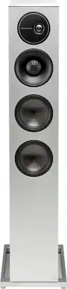 Definitive Technology - Demand D17 3-Way Tower Speaker (Right-Channel) - Single, White, Dual 10” Passive Bass Radiators - Gloss White