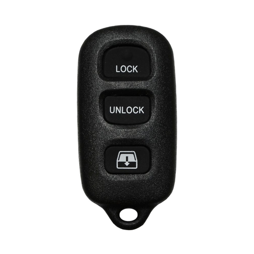 DURAKEY - Replacement Full Function Remote for select (2001-2004) Toyota Sequoia - Black