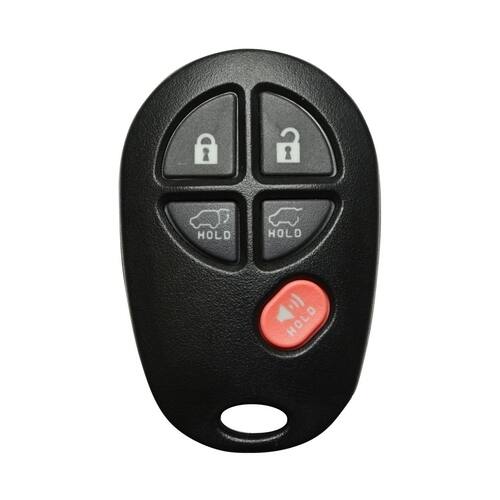 DURAKEY - Replacement Full Function Remote for select (2008-2014) Toyota Highlander - Black