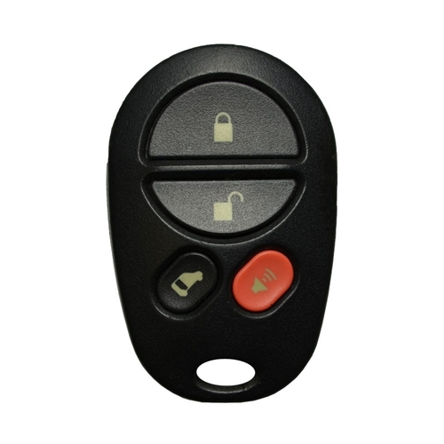 DURAKEY - Replacement Full Function Remote for select (2004-2013) Toyota Sienna - Black
