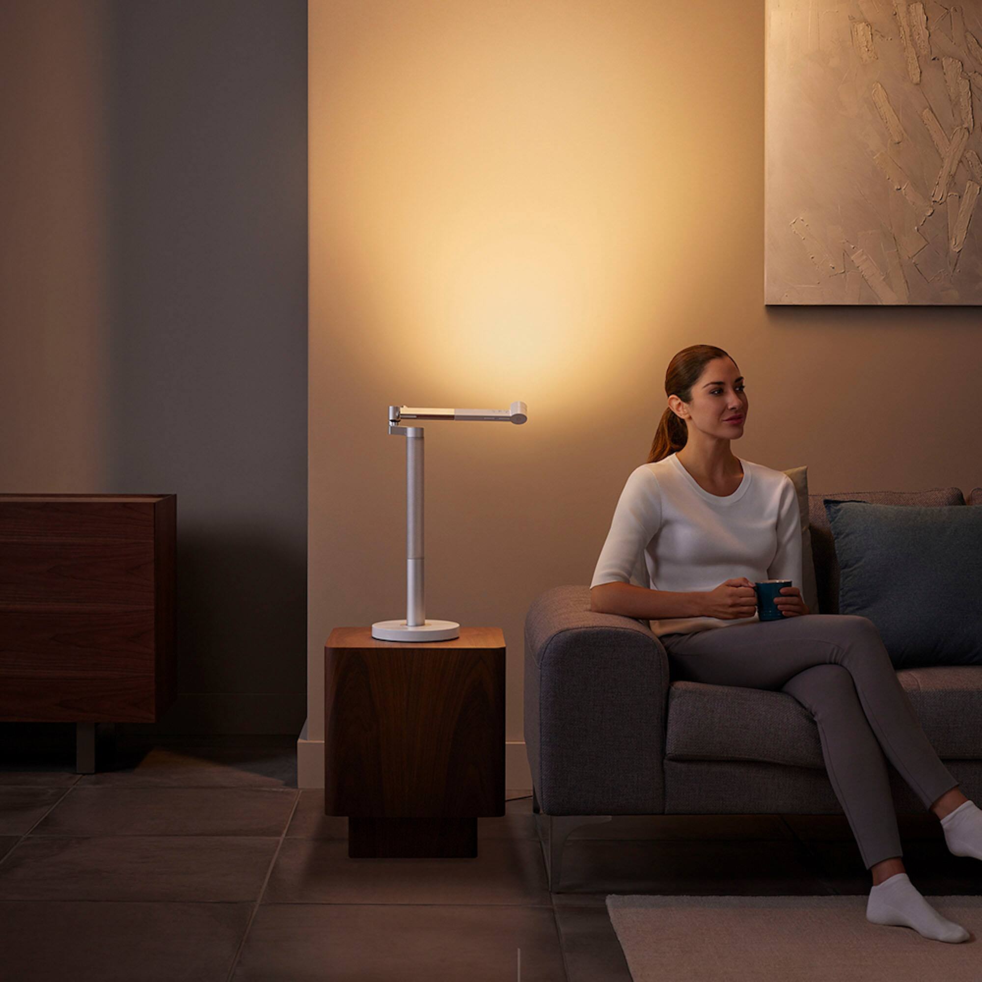 Alt View 16. Dyson - Solarcycle Morph Desk Light - Black/Black.