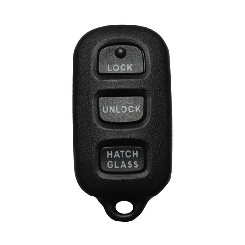 DURAKEY - Replacement Full Function Remote for select (2003-2004) Toyota Matrix and (2005-2008) Toyota Matrix - Black