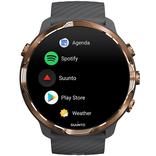 SUUNTO - 7 Powered by Google Wear OS Sports Smartwatch with GPS / Heart Rate - Graphite Copper