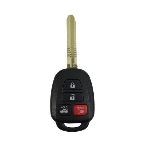 DURAKEY - Replacement Full Function Transponder, Remote and Key for select (2014-2019) Toyota Corolla - Black