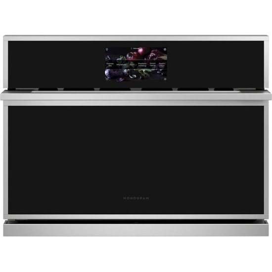 Monogram – 27″ Built-In Single Electric Convection Wall Oven with Advantium Speedcook Technology – Stainless steel