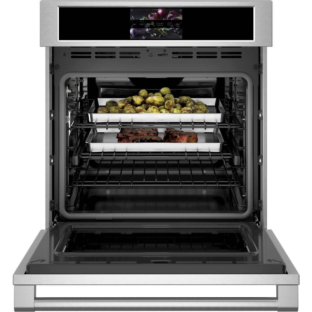 Alt View 13. Monogram - Statement Collection 27" Built-In Single Electric Convection Wall Oven - Stainless Steel.