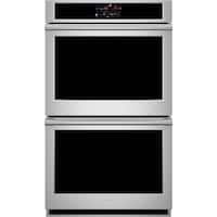 Monogram - Statement Collection 30" Built-In Double Electric Convection Wall Oven - Stainless steel - Front_Zoom