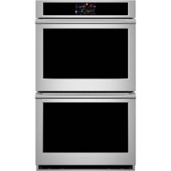 Monogram - Statement Collection 30" Built-In Double Electric Convection Wall Oven - Stainless steel - Front_Zoom