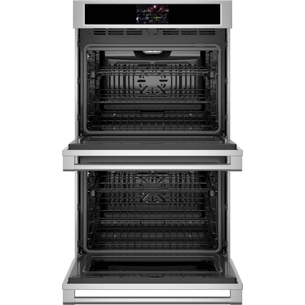 Alt View 11. Monogram - Statement Collection 30" Built-In Double Electric Convection Wall Oven - Stainless Steel.