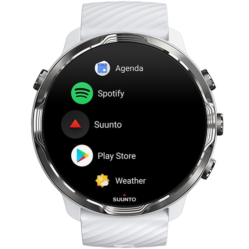 SUUNTO - 7 Powered by Google Wear OS Sports Smartwatch with GPS / Heart Rate - White Burgundy