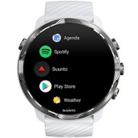 SUUNTO - 7 Powered by Google Wear OS Sports Smartwatch with GPS / Heart Rate - White Burgundy - Front_Zoom