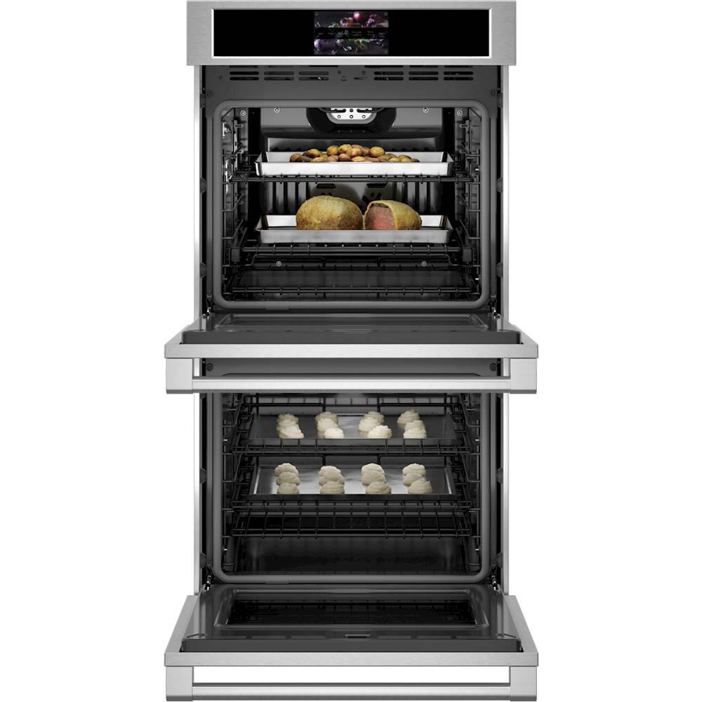 Alt View 13. Monogram - Statement Collection 27" Built-In Double Electric Convection Wall Oven - Stainless Steel.