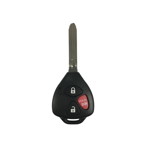DURAKEY - Replacement Full Function Transponder, Remote and Key for select (2010-2012) Toyota RAV4 - Black