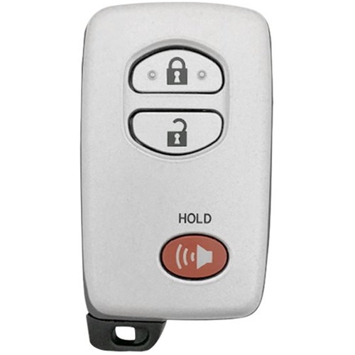 DURAKEY - Replacement Full Function Transponder, Remote and Key for select (2010-2012) Toyota RAV4 - Silver
