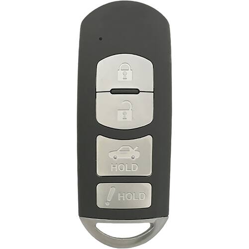 DURAKEY - Replacement Full Function Transponder, Remote and Key for select (2017-2019) Toyota Yaris - Silver/Black