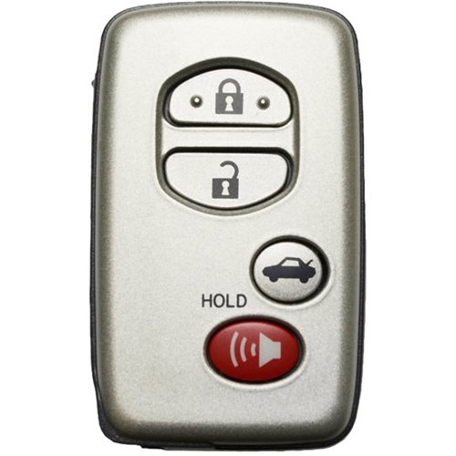 DURAKEY - Replacement Full Function Remote for select (2007-2011) Toyota Camry and (2006-2011) Toyota Avalon - Silver