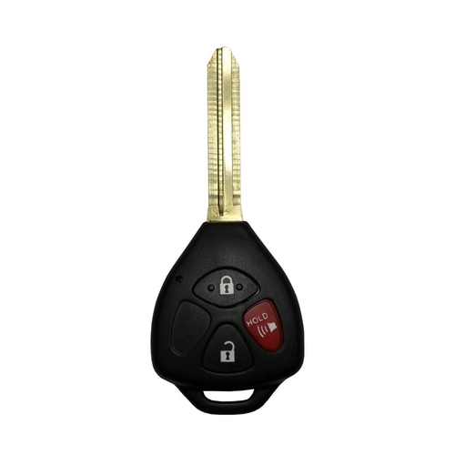 DURAKEY - Replacement Full Function Transponder, Remote and Key for select (2015-2018) Toyota Yaris - Black