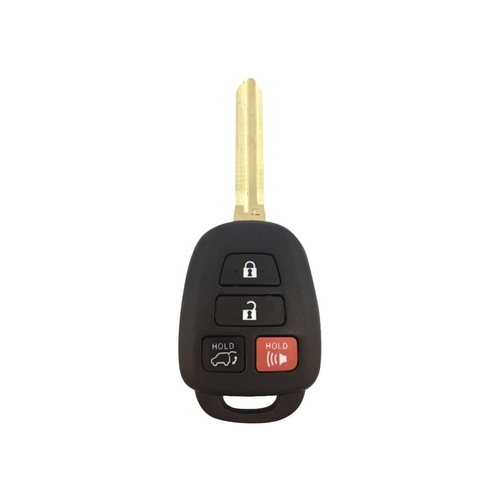 DURAKEY - Replacement Full Function Transponder, Remote and Key for select (2013-2018) Toyota RAV4 - Black