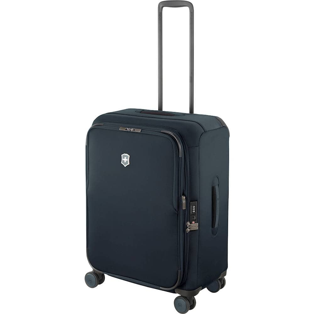 Left View: Victorinox - Connex 26" Expandable Spinner - Deep Lake