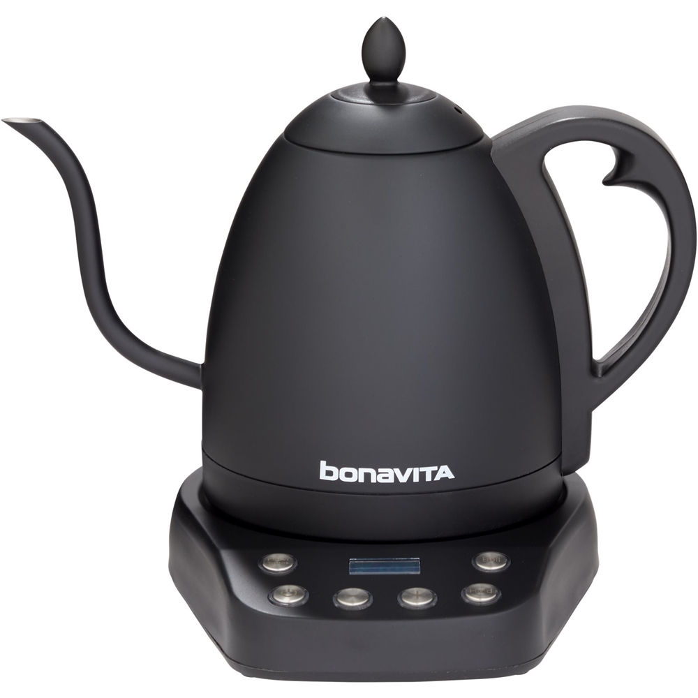 black electric tea kettle