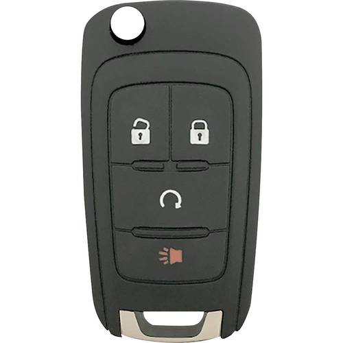 DURAKEY - Replacement Full Function Transponder, Remote and Key for select (2012-2019) Chevrolet Sonic - Black