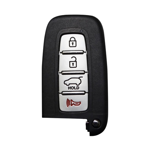 DURAKEY - Replacement Full Function Transponder, Remote and Key for select (2012-2017) Hyundai Veloster - Silver/Black