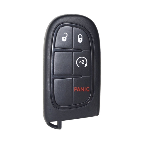 DURAKEY - Replacement Full Function Transponder, Remote and Key for select (2013-2017) Dodge Ram and (2018) Dodge Ram - Black